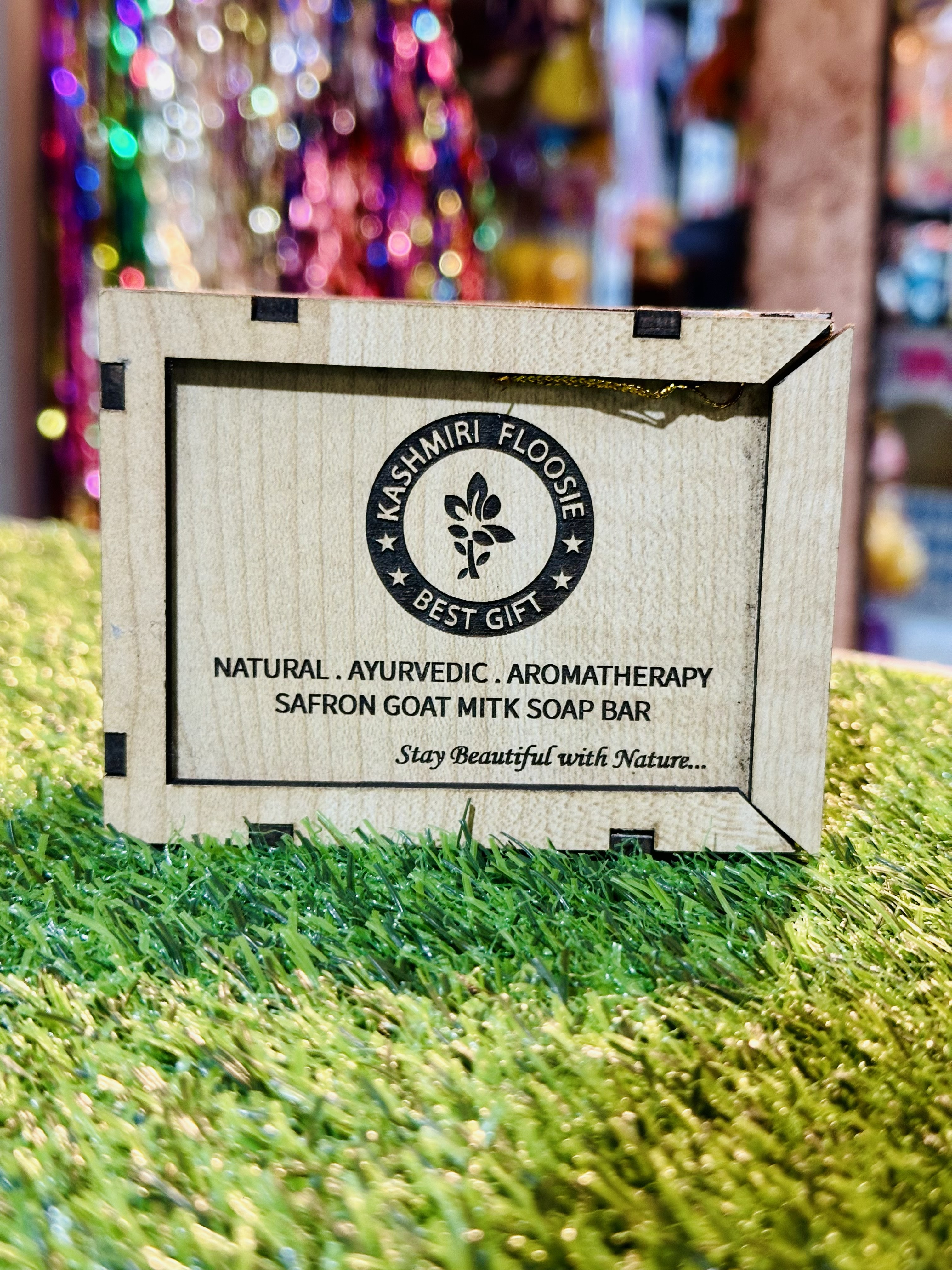 Kashmiri safron Goat Milk Soap Bar