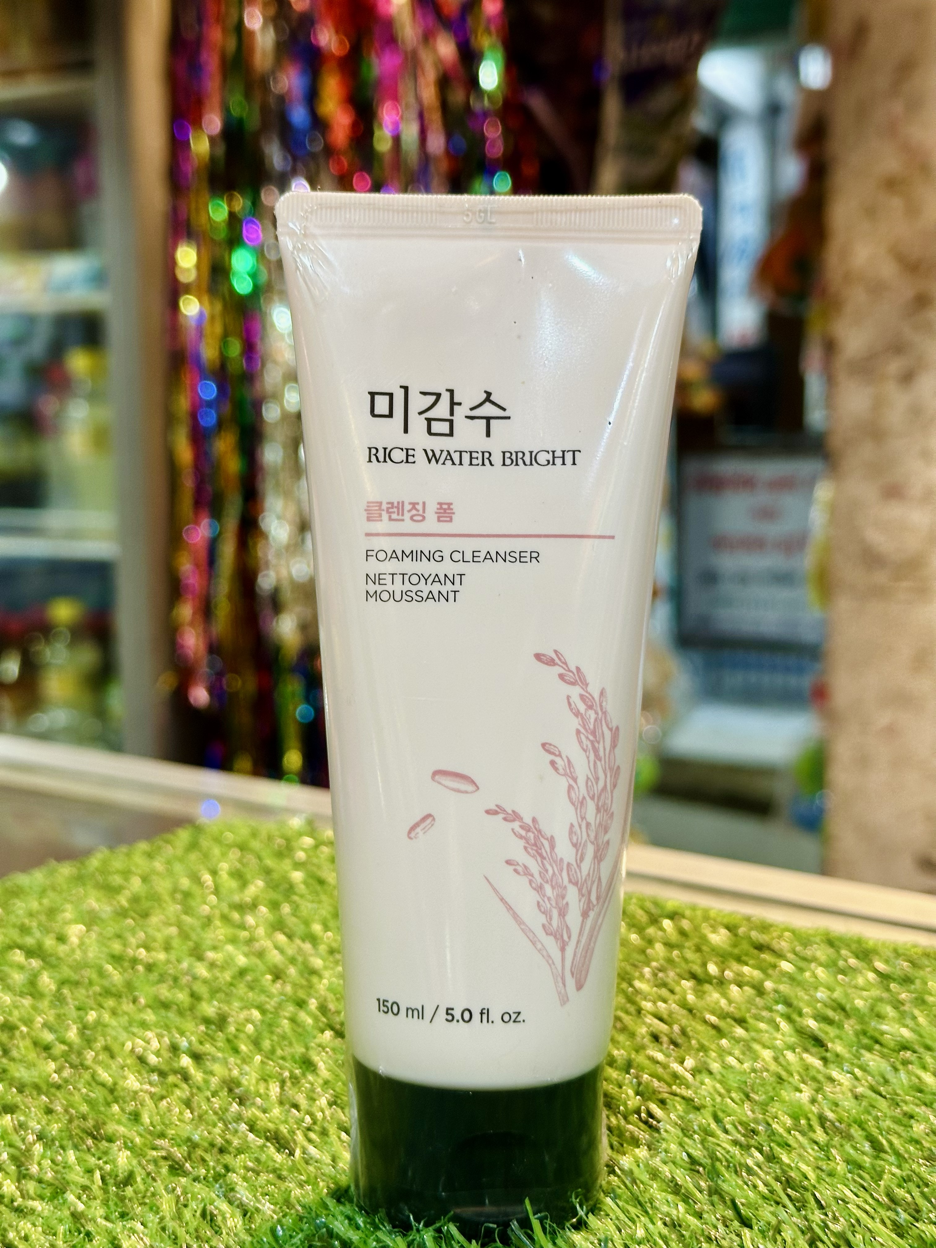 Rice Water Bright Cleansing Foam 100ml | Face Wash for Glowing Skin, Korean Skin Care Products, For All Skin Types